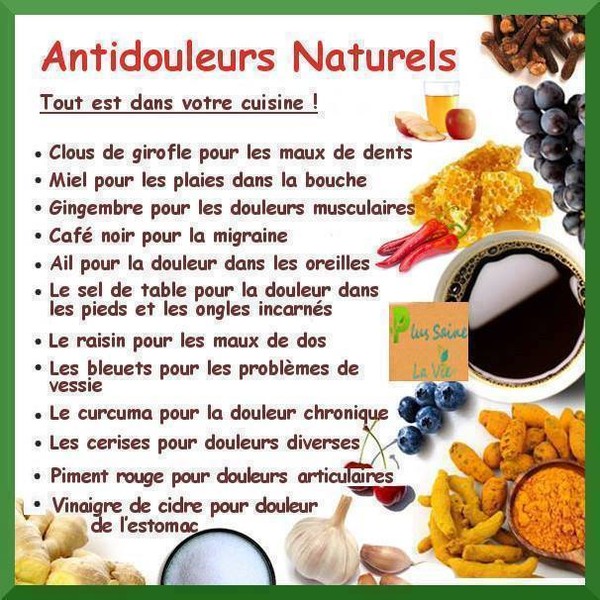 ANTIDOULEURS NATURELS