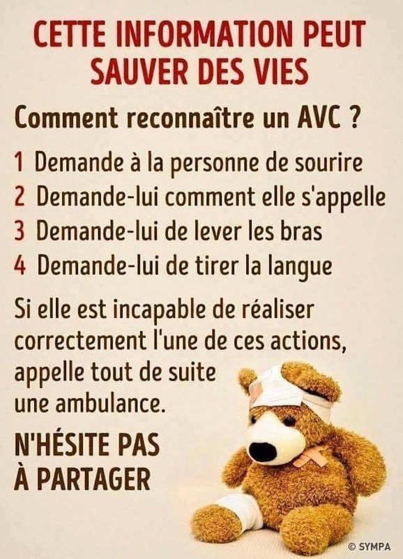 COMMENT RECONNAITRE UN AVC