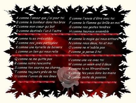Poeme d'amour rencontre sur le net