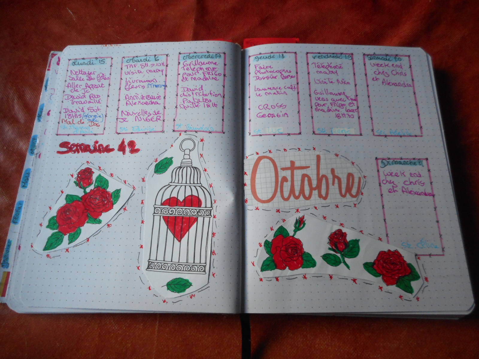 BULLET JOURNAL OCTOBRE 2018