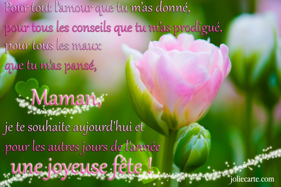 BONNE FETE A TOUTES LES MAMANS