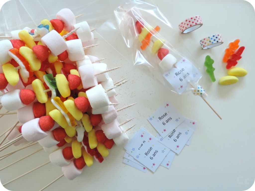 BROCHETTES DE BONBONS