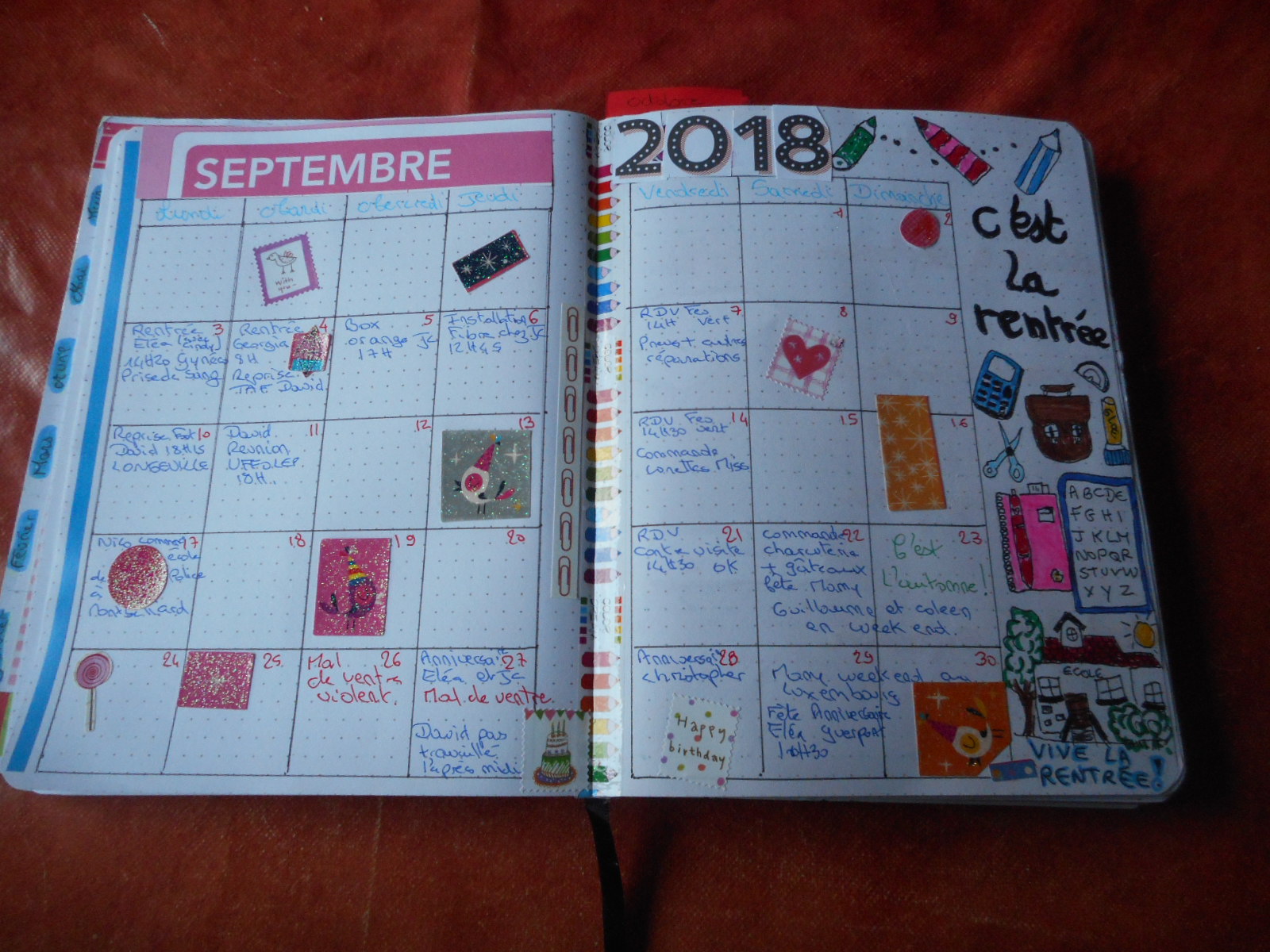 BULLET JOURNAL SEPTEMBRE